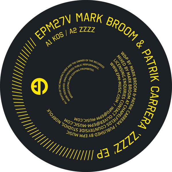 Mark Broom & Patrick Carrera - ZZZZ - 12"