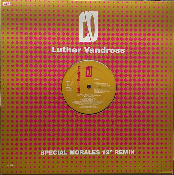 Luther Vandross - Ain't No Stoppin' Us Now - Vinyl Maxi Single 12"