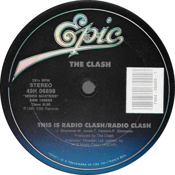 The Clash - This Is Radio Clash / The Magnificent Dance - Vinyl Maxi Single 12"