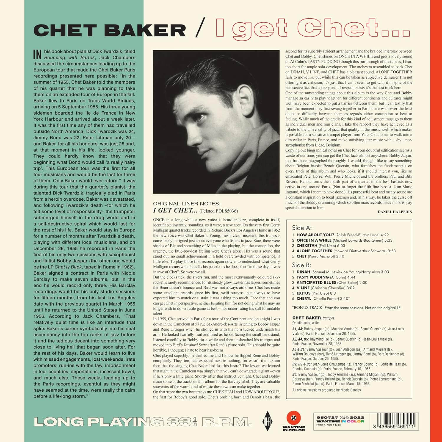 Chet Baker - I Get Chet... - Vinyl LP - Image 2