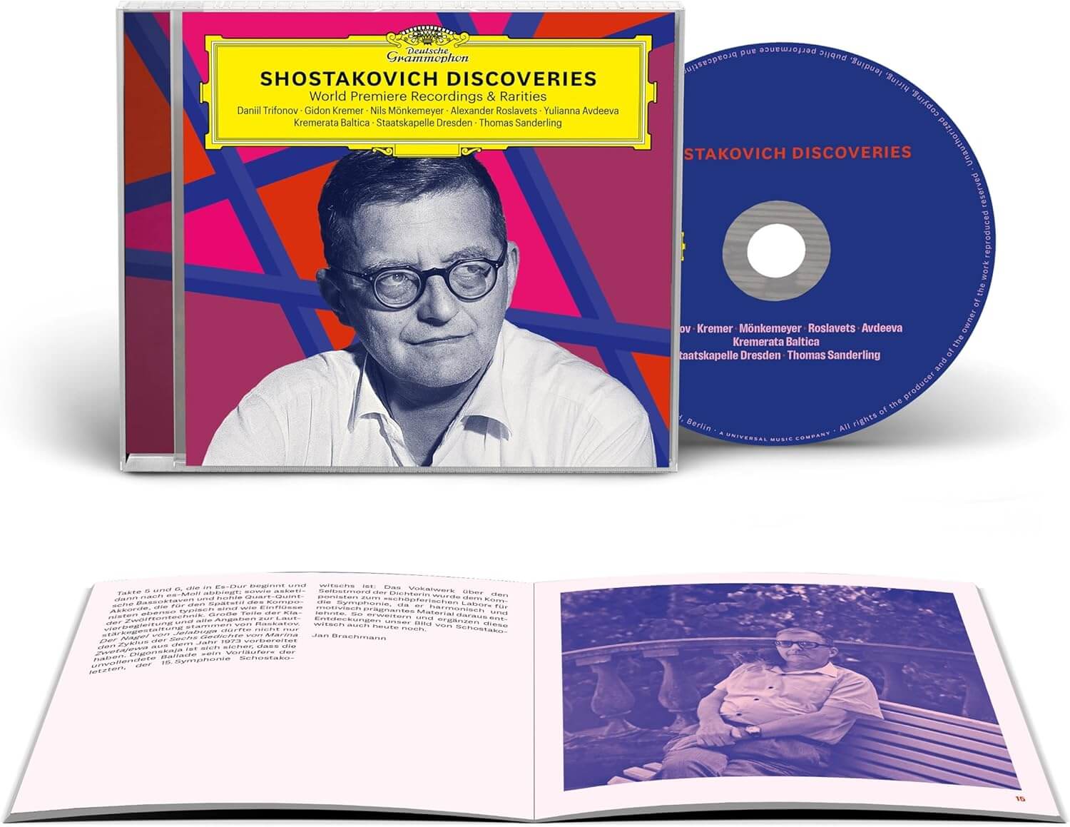 Daniil Trifonov & Gidon Kremer & Nils Monkemeyer - Shostakovich Discoveries: World Premiere Recording - CD - Image 2