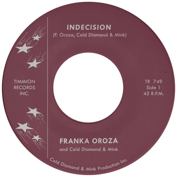 Franka Oroza & Cold Diamond & Mink - Indecision - 7"