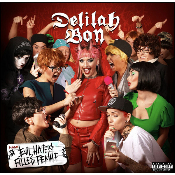 Delilah Bon - Evil, Hate Filled Female - CD