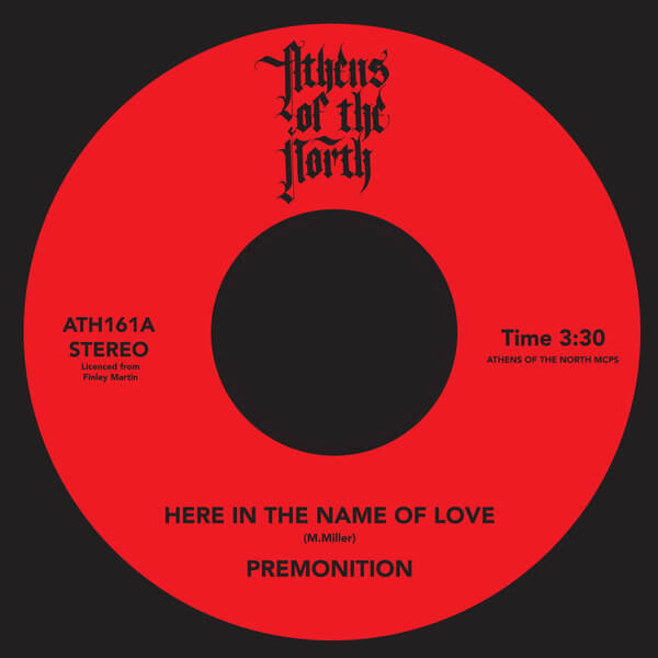 Premonition - Here in the Name of Love - 7"