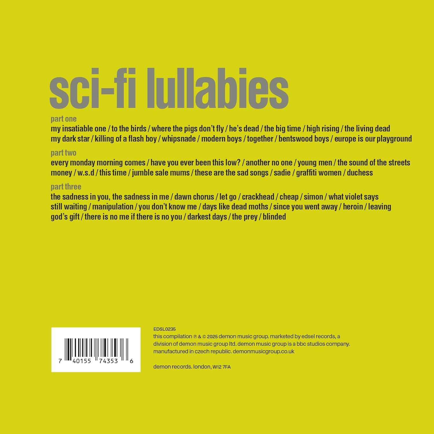 Suede - Sci-Fi Lullabies - CD - Image 2
