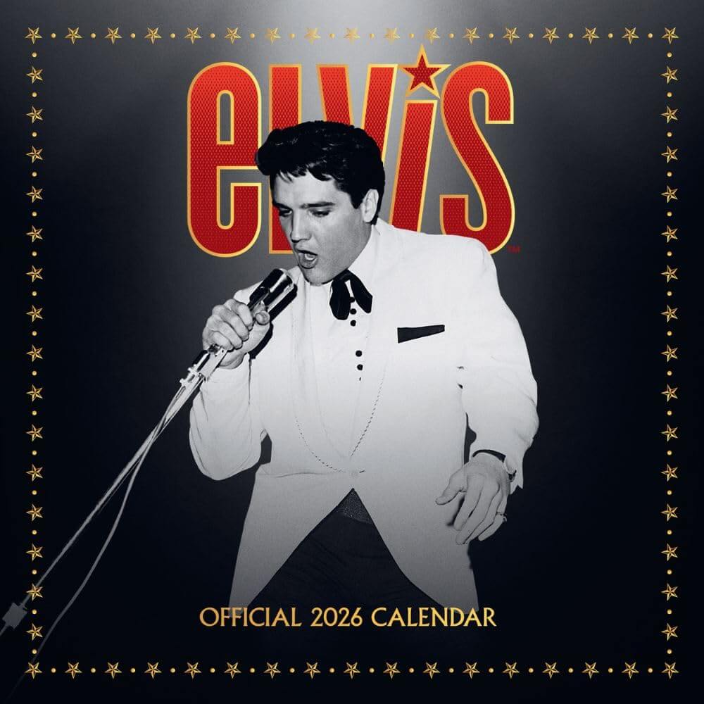 Elvis Presley - Elvis Presley 2026 Official Calendar
