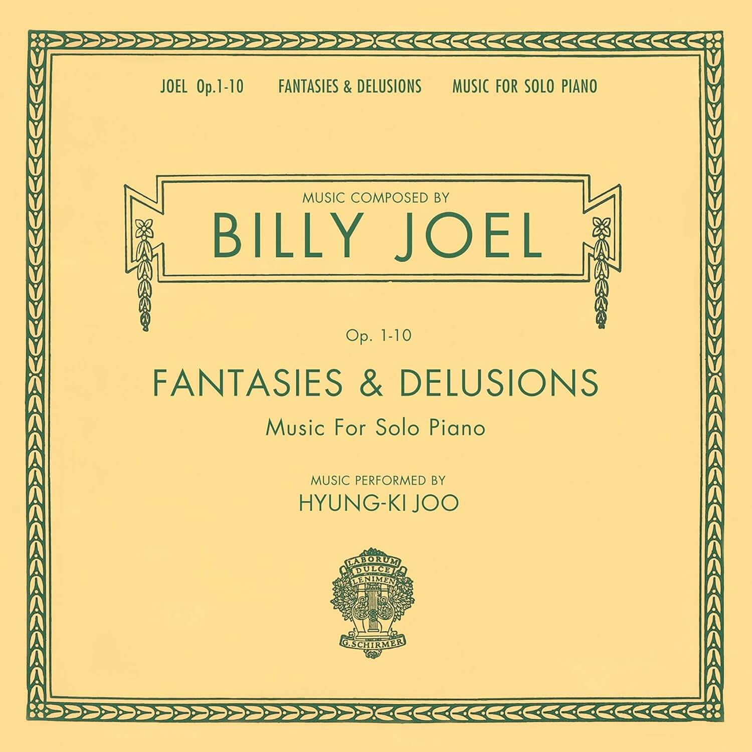 Billy Joel - Fantasies & Delusions (Opus 1-10 Music For Solo Piano) - Vinyl LP