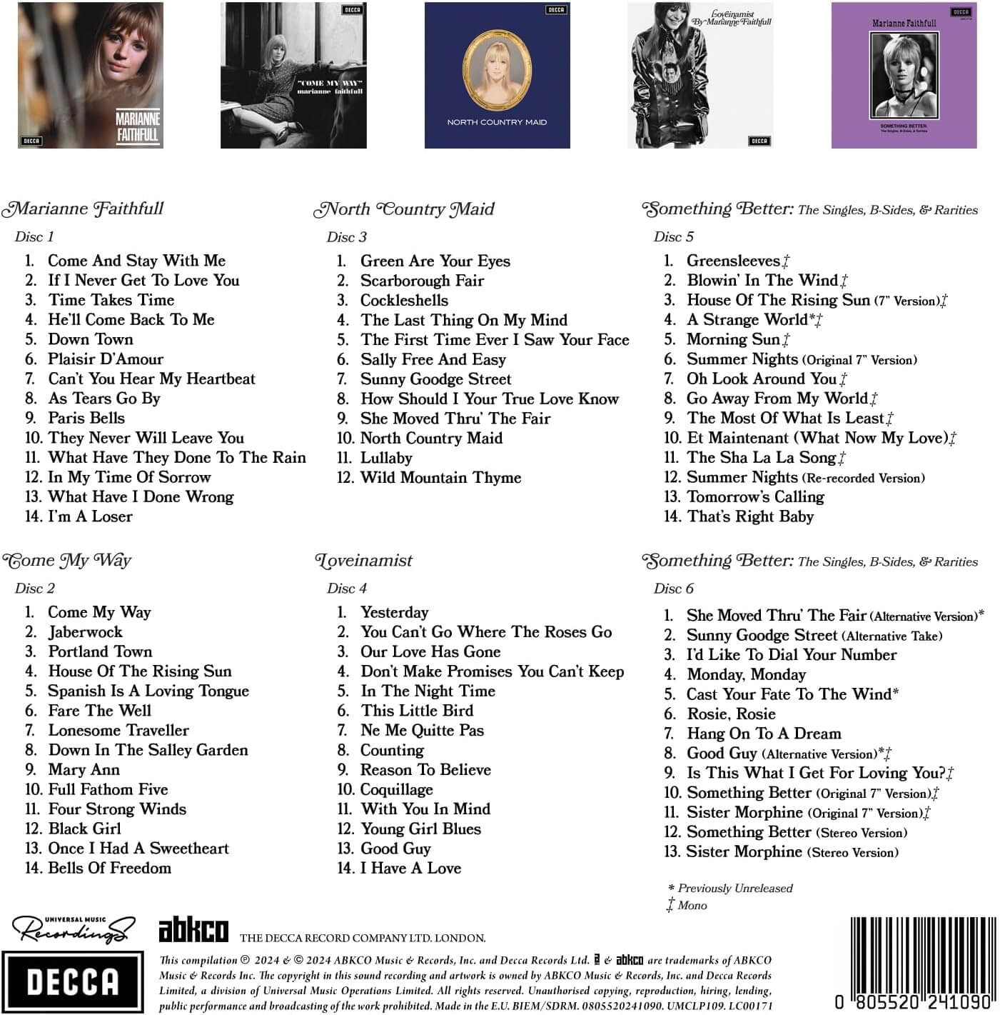 Marianne Faithfull - Cast Your Fate To The Wind - CD - Image 2