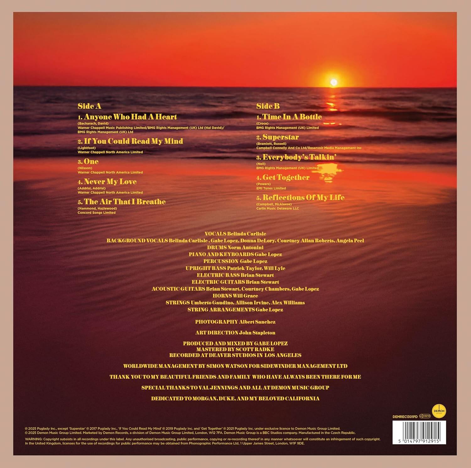 Belinda Carlisle - Once Upon A Time In California - Vinyl LP - Image 2