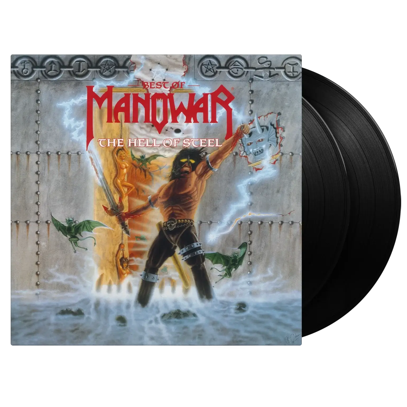 Manowar - The Hell Of Steel: Best Of Manowar - Vinyl LP - Image 2