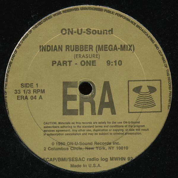 Erasure - Indian Rubber (Mega Mix) - Vinyl Maxi Single 12"