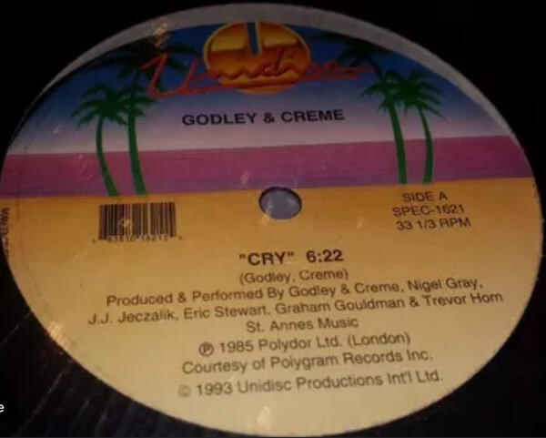 Godley & Creme / Swing Out Sister - Cry / Breakout - Vinyl Maxi Single 12"