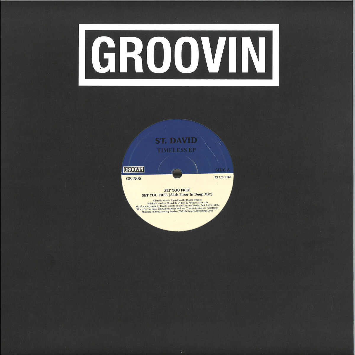 St. David -  TIMELESS EP - 12" Maxi single