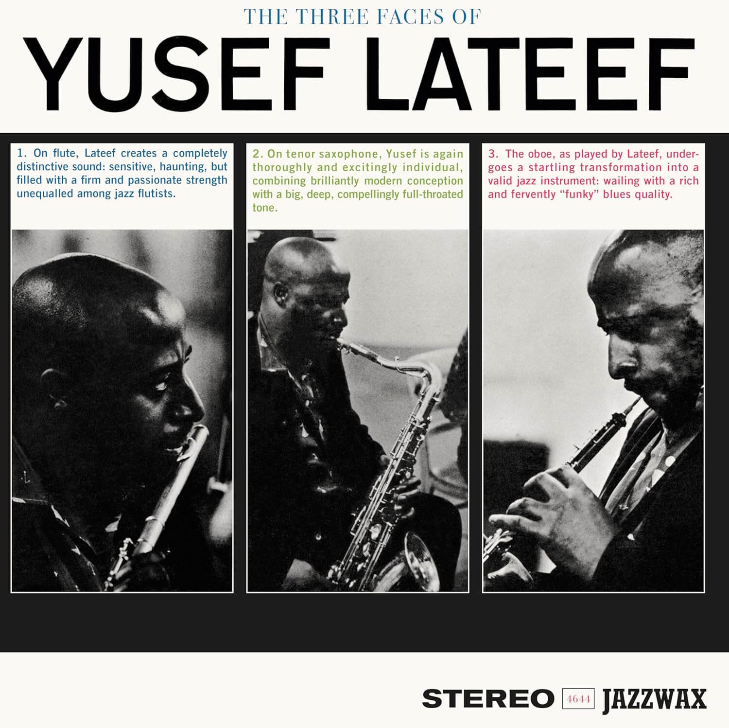 Yusef Lateef - The Three Faces Of Yusef Lateef - Vinyl LP