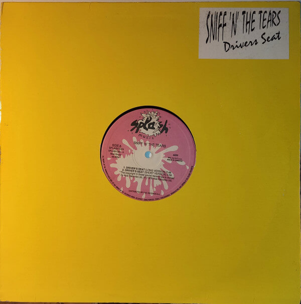 Sniff 'n' the Tears - Driver's Seat - Vinyl Maxi Single 12"