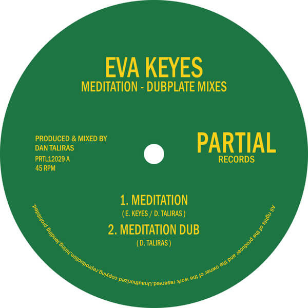 Eva Keyes - Meditation – Dubplate Mixes - 12"