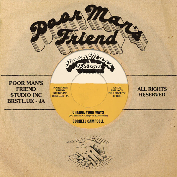 Cornell Campbell - Change Your Ways - 7"