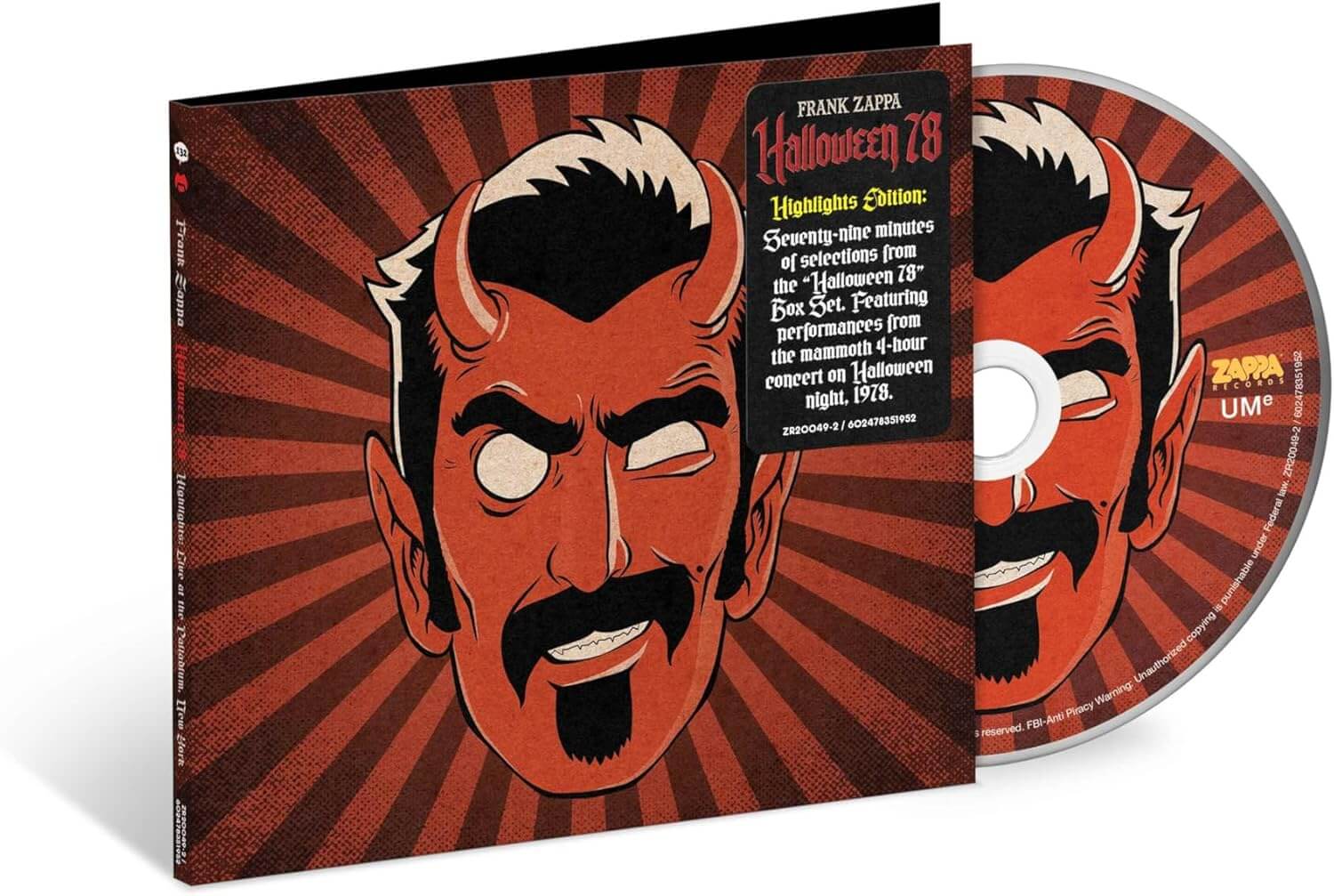 Frank Zappa - Halloween '78 - CD