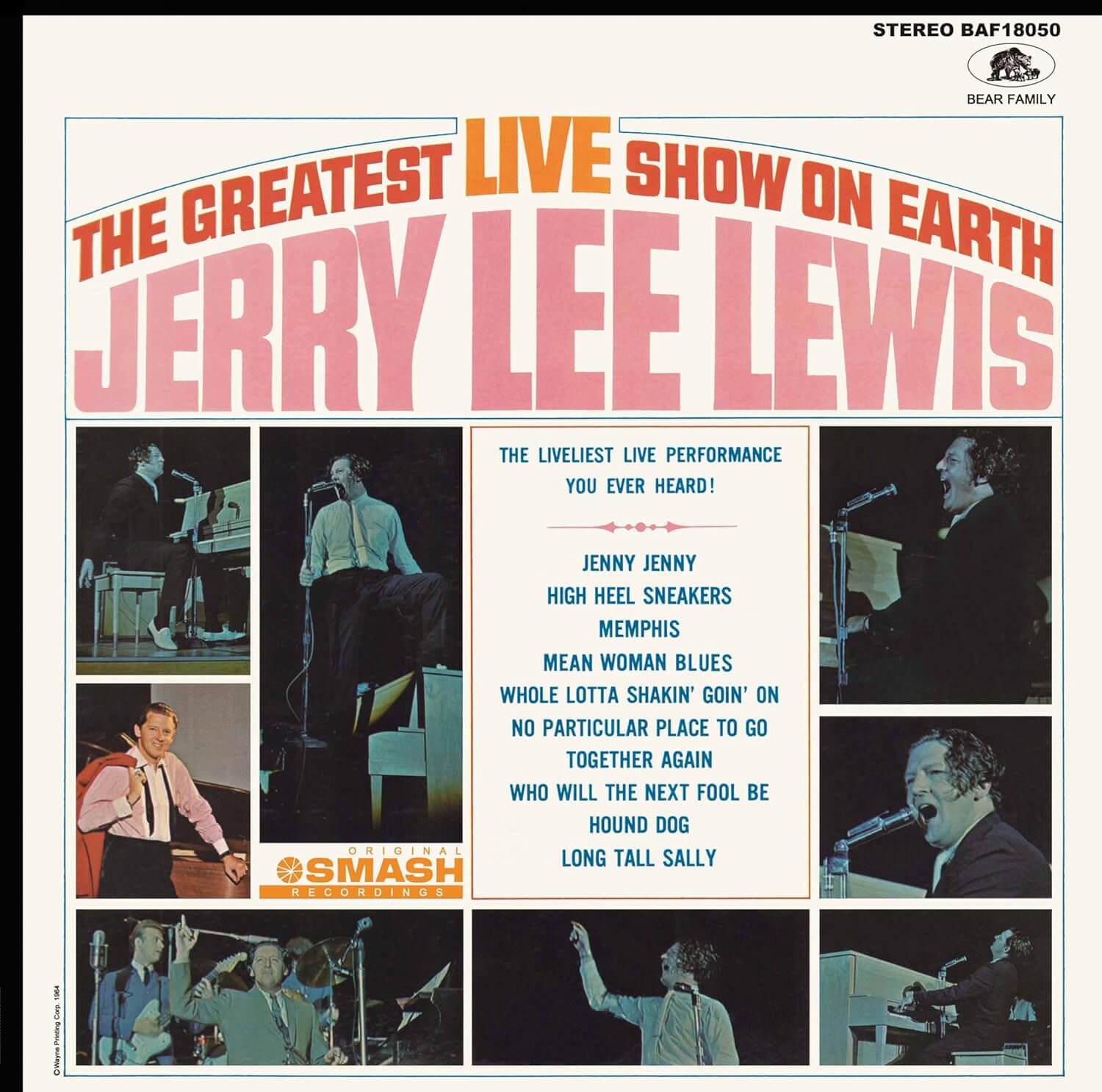 Jerry Lee Lewis - The Greatest Live Show On Earth - Vinyl LP