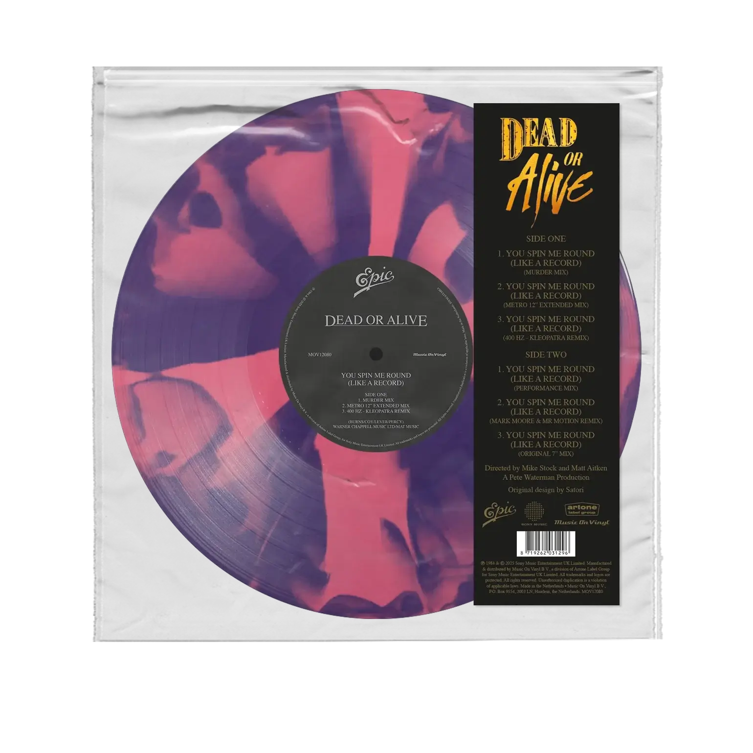 Dead Or Alive - You Spin Me Round (Like A Record) - Vinyl Maxi Single 12"