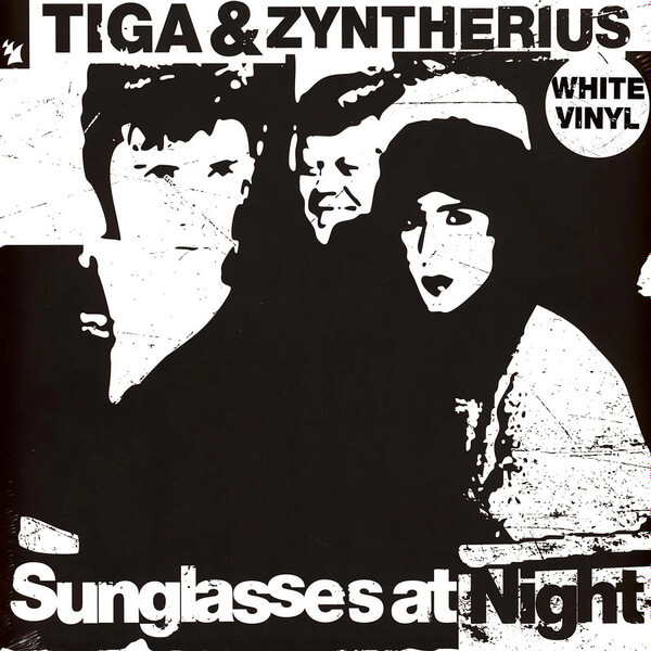 Tiga & Zyntherius – Sunglasses At Night - Vinyl, 12", 33 ⅓ RPM, Reissue, White