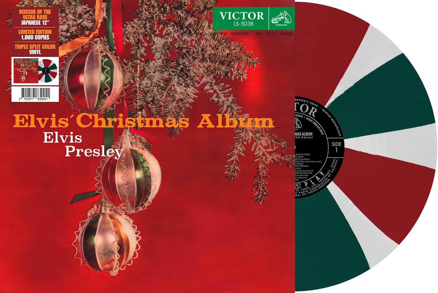 Elvis Presley - Elvis' Christmas Album (Japan) - Vinyl LP