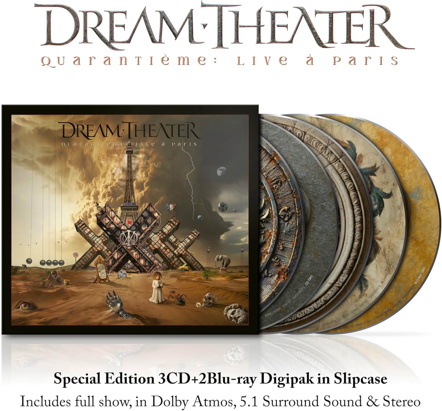 Dream Theater - Quarantième: Live À Paris - CD + BD