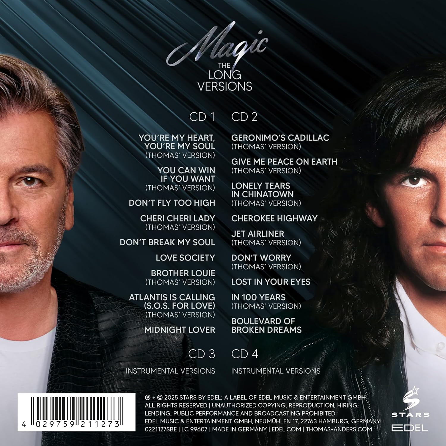 Thomas Anders - Sings Modern Talking: Magic The Long Versions - CD - Image 2