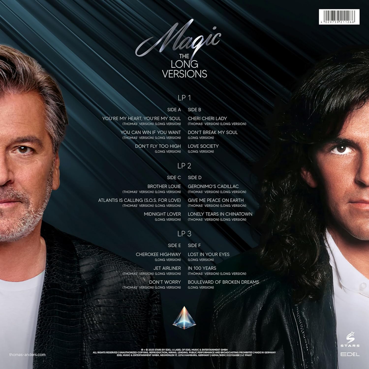 Thomas Anders - Sings Modern Talking: Magic The Long Versions - Vinyl LP - Image 2