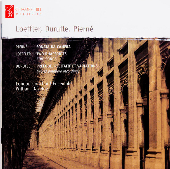 London Conchord Ensemble - Pierne: Sonata Da Camera/ Loeffler / Durufle - CD