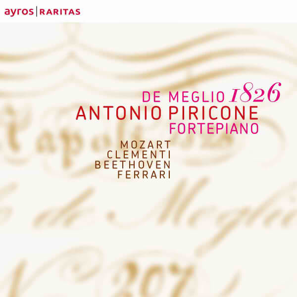 Antonio Piricone - De Meglio 1826 - CD