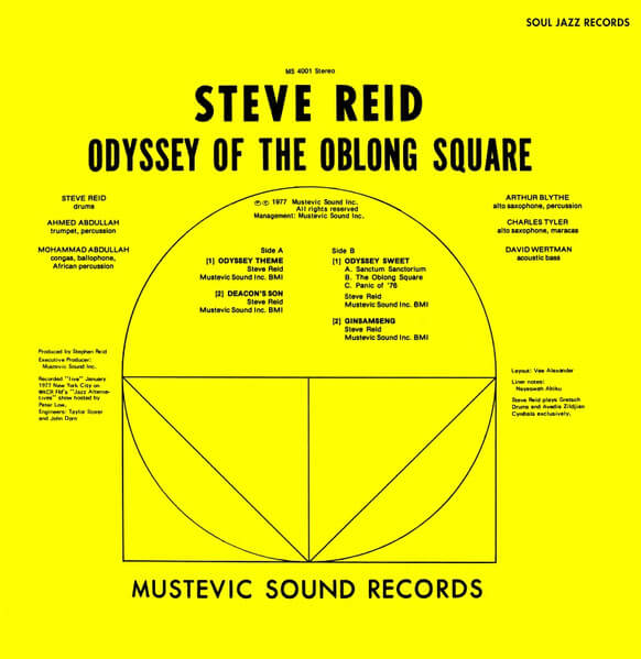 Steve Reid - Odyssey Of The Oblong Square - CD