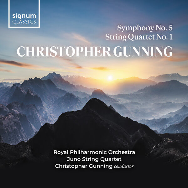 Christopher Gunning - Symphony No. 5, String Quartet No. 1 - CD