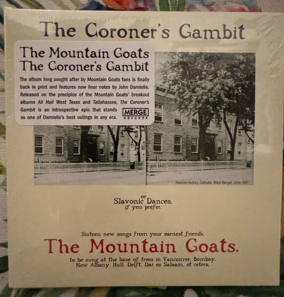 Mountain Goats - The Coroner's Gambit - CD