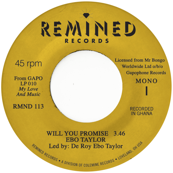 Ebo Taylor - Will You Promise / Maye Omama - 7"