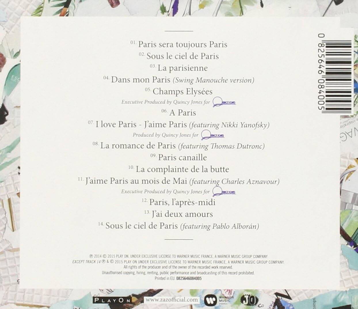 Zaz - Paris - Vinyl LP - Image 2