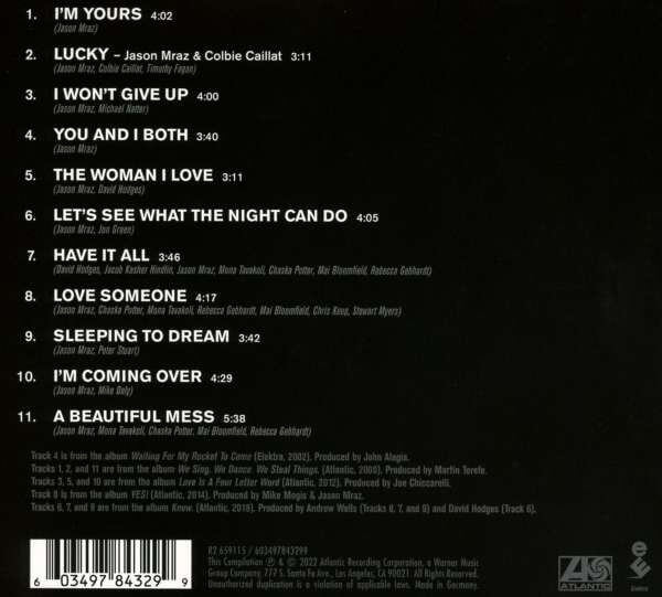 Jason Mraz - Lalalalovesongs - CD