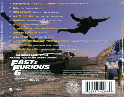 Various - Fast & Furious 6 - CD