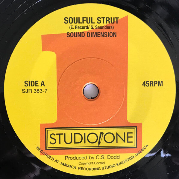 Sound Dimension - Soulful Strut - 12in