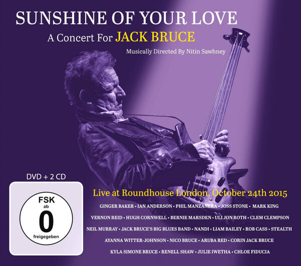 Various - Sunshine Of Your Love - A Concert For Jack Bruce - CD
