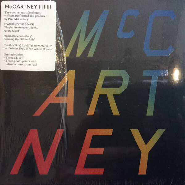 Paul Mccartney - Mccartney I / Ii / Iii - CD