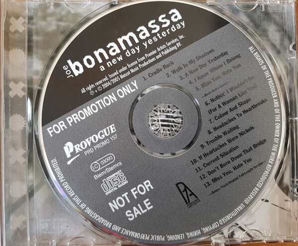 Joe Bonamassa - A New Day Yesterday - CD