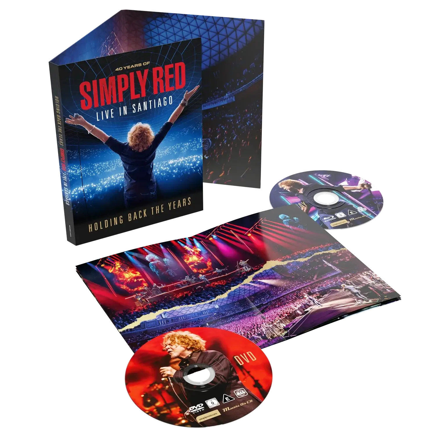 Simply Red - Holding Back the Years: Live in Santiago - BD + DVD