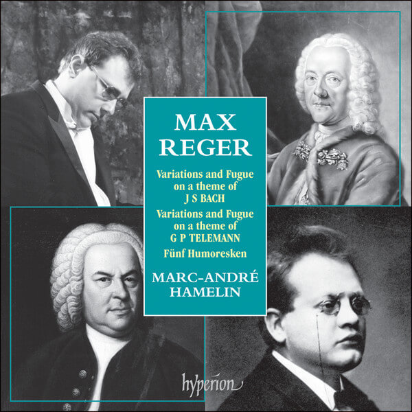 Marc-andre Hamelin - Reger: Piano Music - Bach Variations, Telemann Var - CD