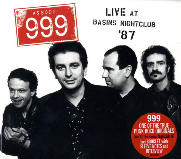 999 - Live at the Basins Nightclub 87 - CD